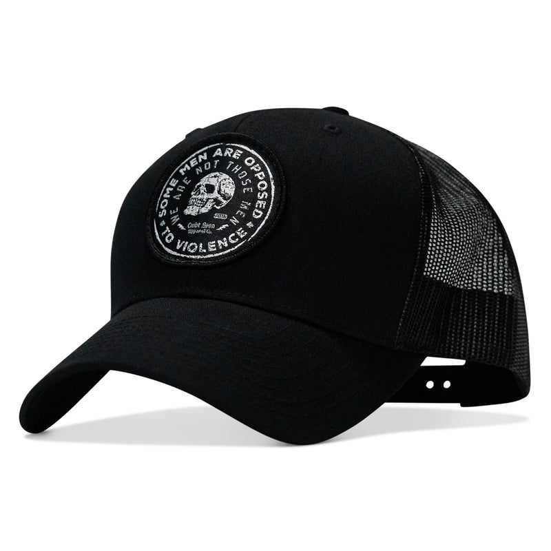 Load image into Gallery viewer, Some Men Are Opposed To Violence Patch Snapback Hat
