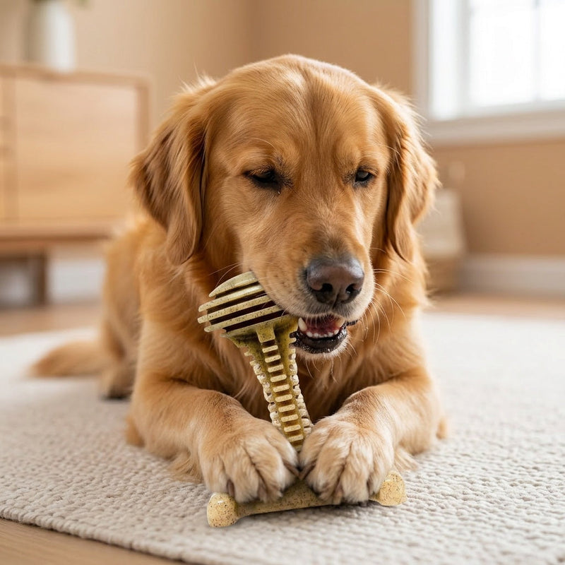Load image into Gallery viewer, Honey Bone Dental Tower - Indestructible Nylon Dog Chew Toy XL | USA Made

