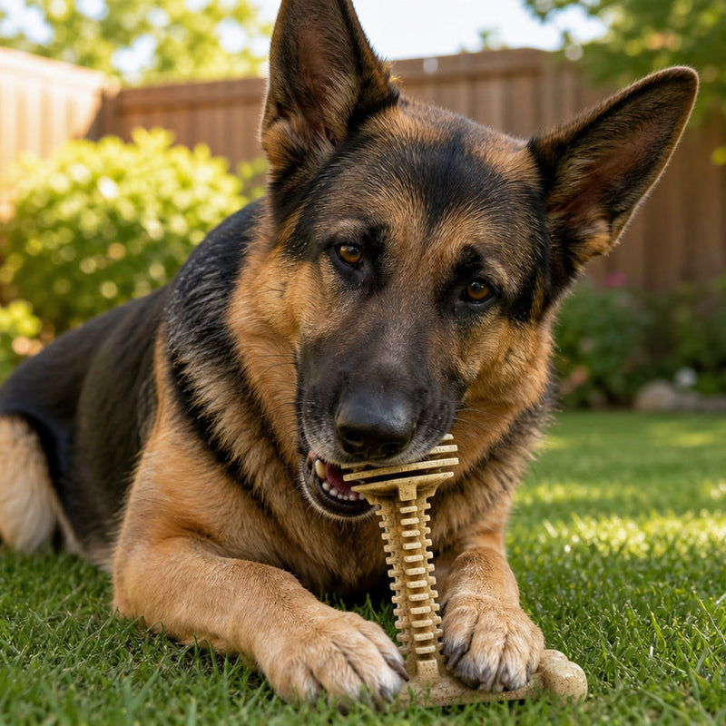 Load image into Gallery viewer, Honey Bone Dental Tower - Indestructible Nylon Dog Chew Toy XL | USA Made
