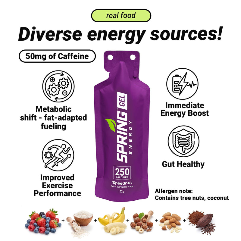 Load image into Gallery viewer, Nuts And Berries with 50 mg Caffeine (Vegan) 250 Kcal- Speednut
