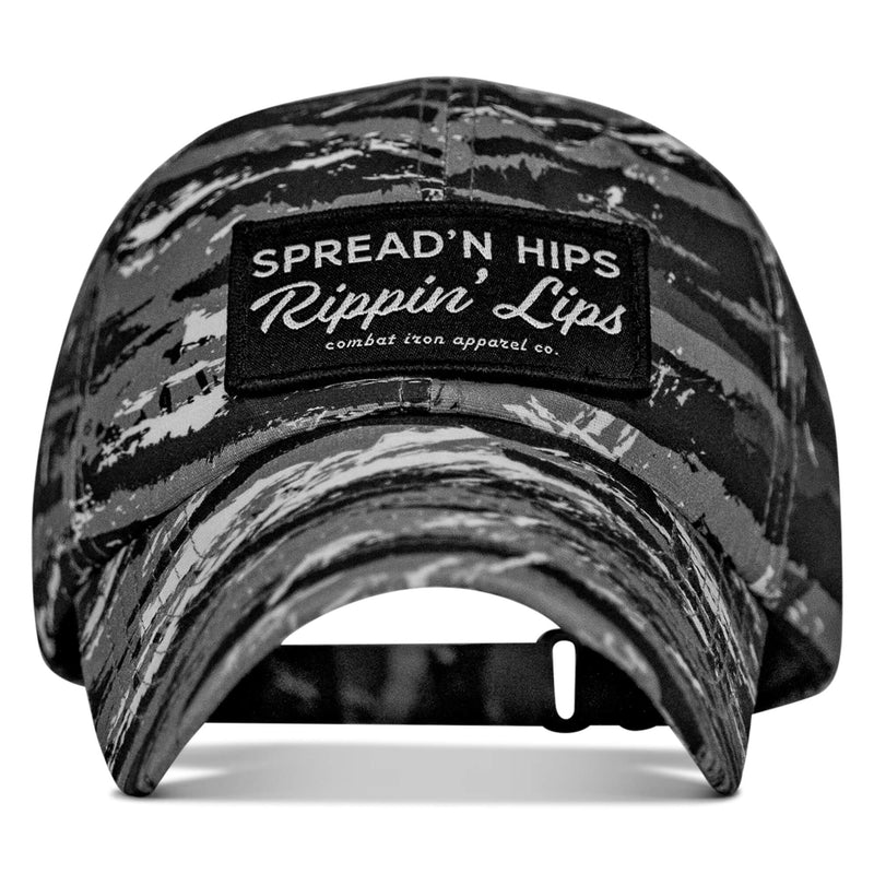Load image into Gallery viewer, Spreadin' Hips and Rippin' Lips Patch Ripstop Snapback
