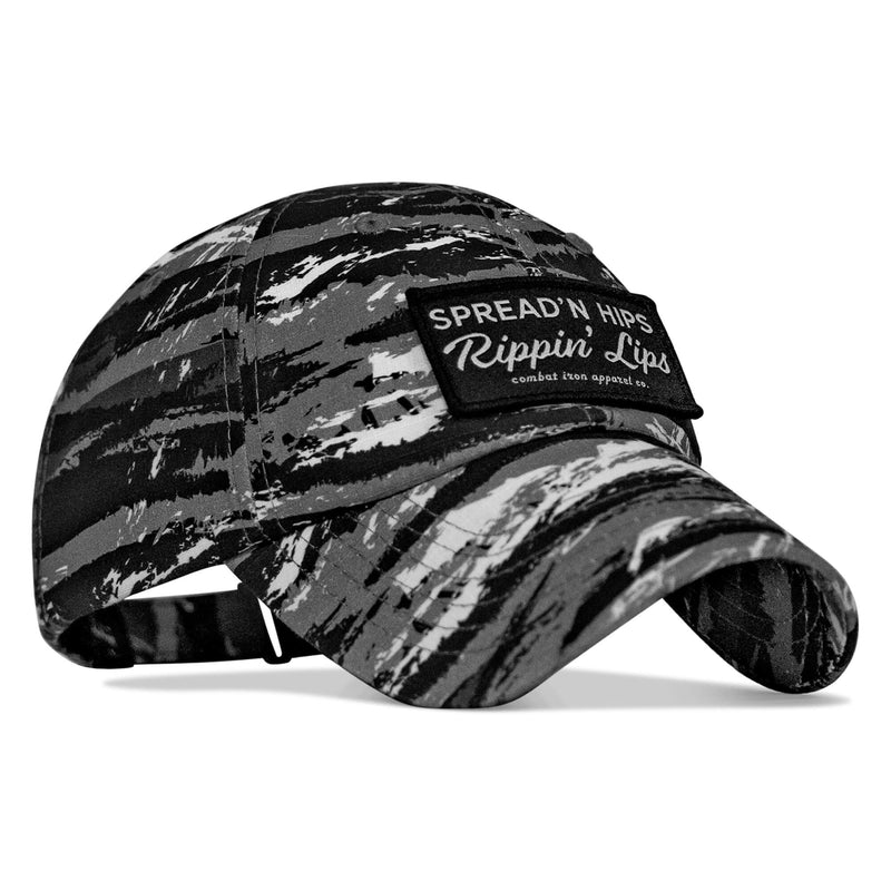 Load image into Gallery viewer, Spreadin' Hips and Rippin' Lips Patch Ripstop Snapback
