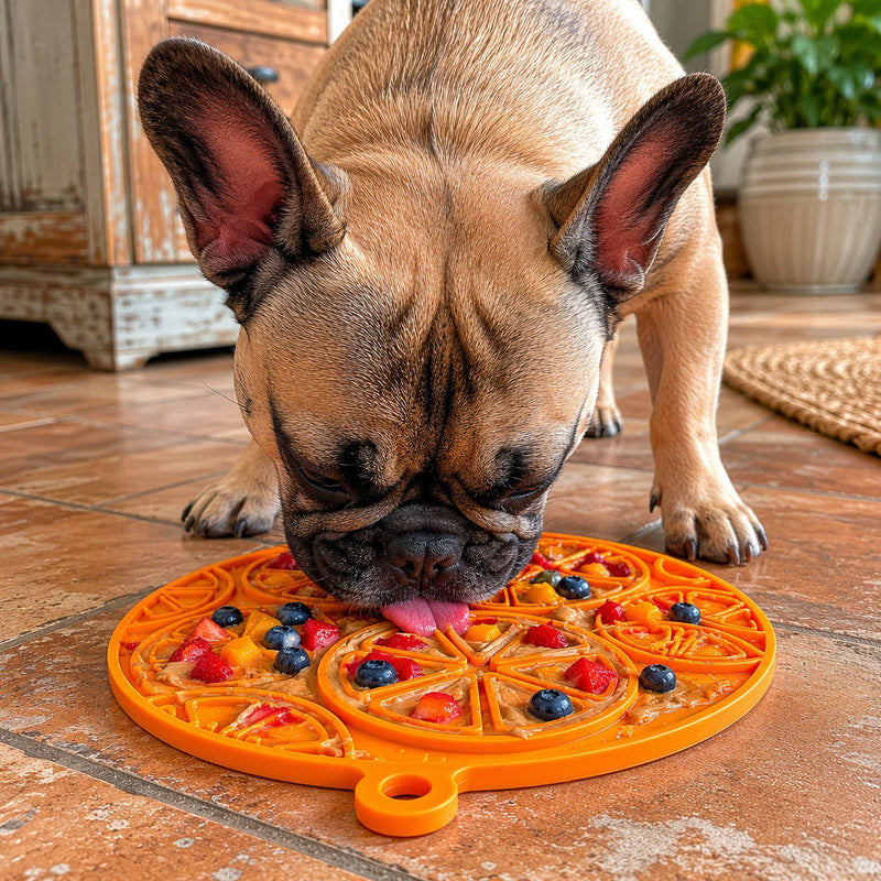 Load image into Gallery viewer, Citrus Design eMat - Enrichment Lick Mat For Dogs and Cats - with Suction Cups | USA Made
