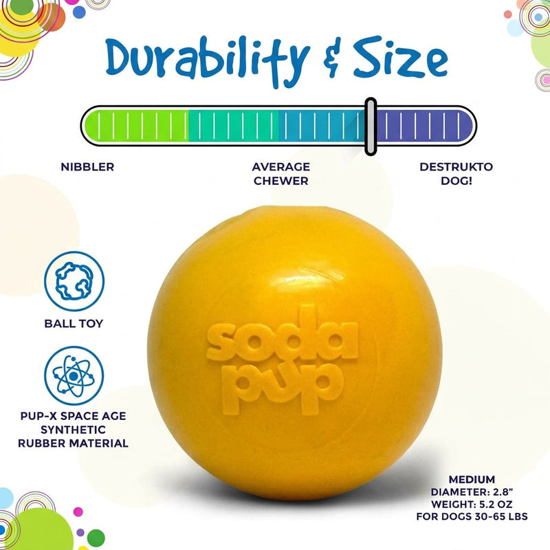 Load image into Gallery viewer, Squeak Ball - Durable Squeaky Dog Toy, Floats, Chew Toy | USA Made
