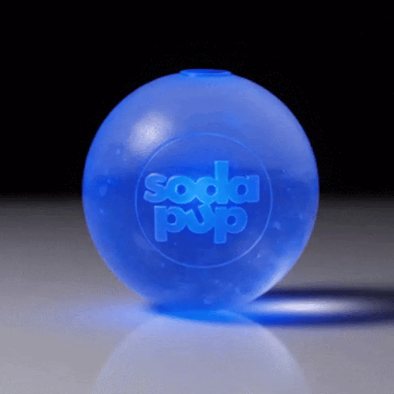Load image into Gallery viewer, Strobe Ball Light-Up Dog Toy - Durable Floating Chew Ball | Made in USA
