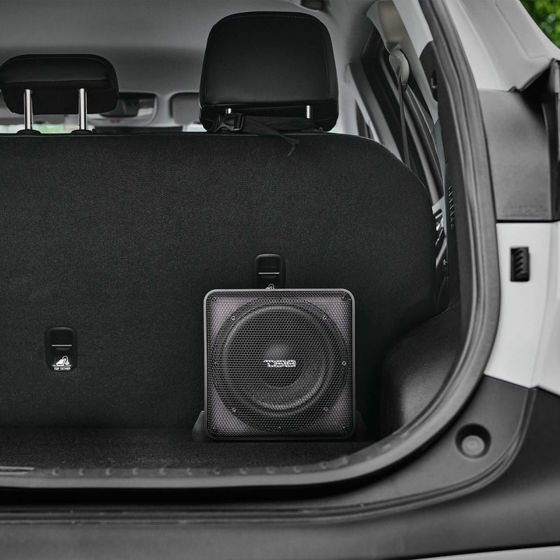 Load image into Gallery viewer, Dual 8&quot; Loaded Amplified High End Aluminum Subwoofer Enclosure 300 Watts Rms - Skoutley Outdoors LLC
