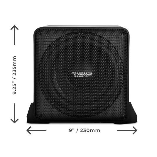 Dual 8" Loaded Amplified High End Aluminum Subwoofer Enclosure 300 Watts Rms - Skoutley Outdoors LLC
