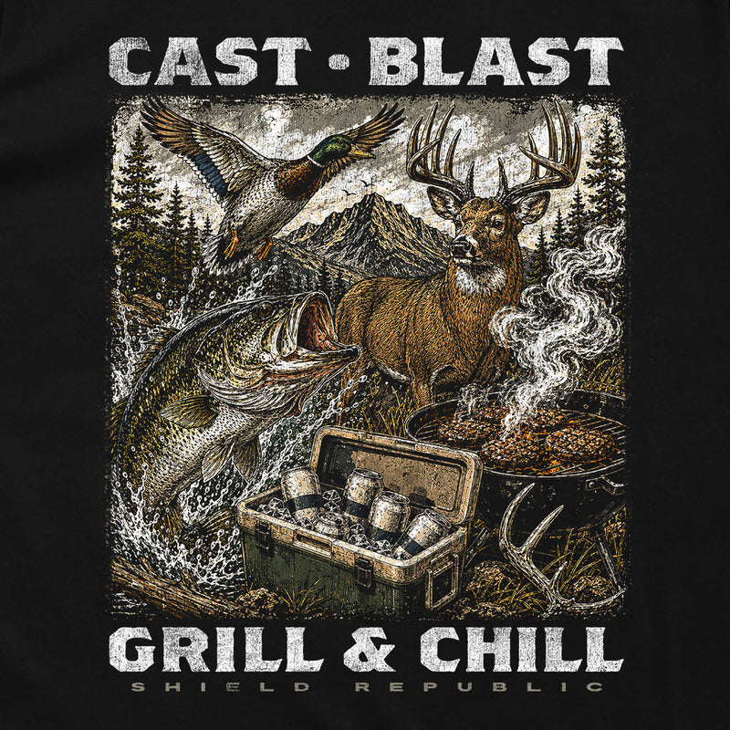 Load image into Gallery viewer, Cast Blast Grill &amp; Chill
