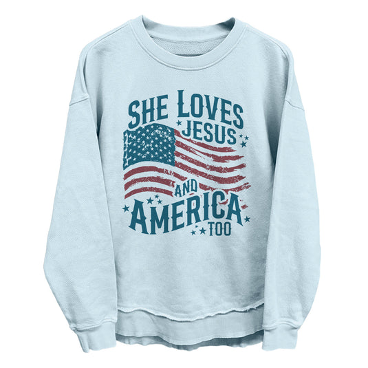 She Loves Jesus And America Too (Front)
