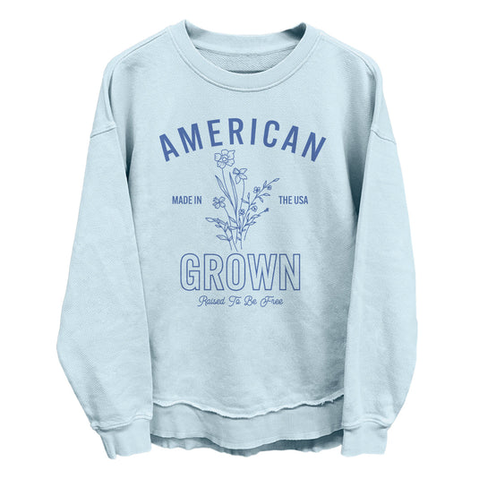 American Grown Raised To Be Free (Front)
