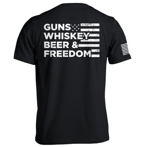 Guns Whiskey Beer and Freedom
