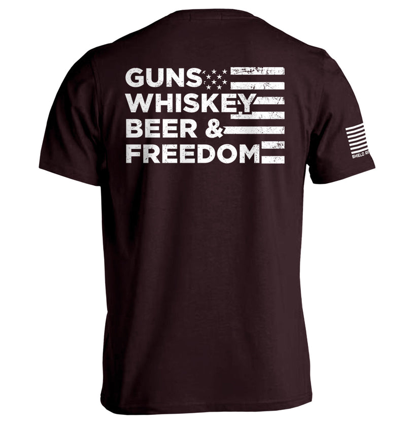 Load image into Gallery viewer, Guns Whiskey Beer and Freedom
