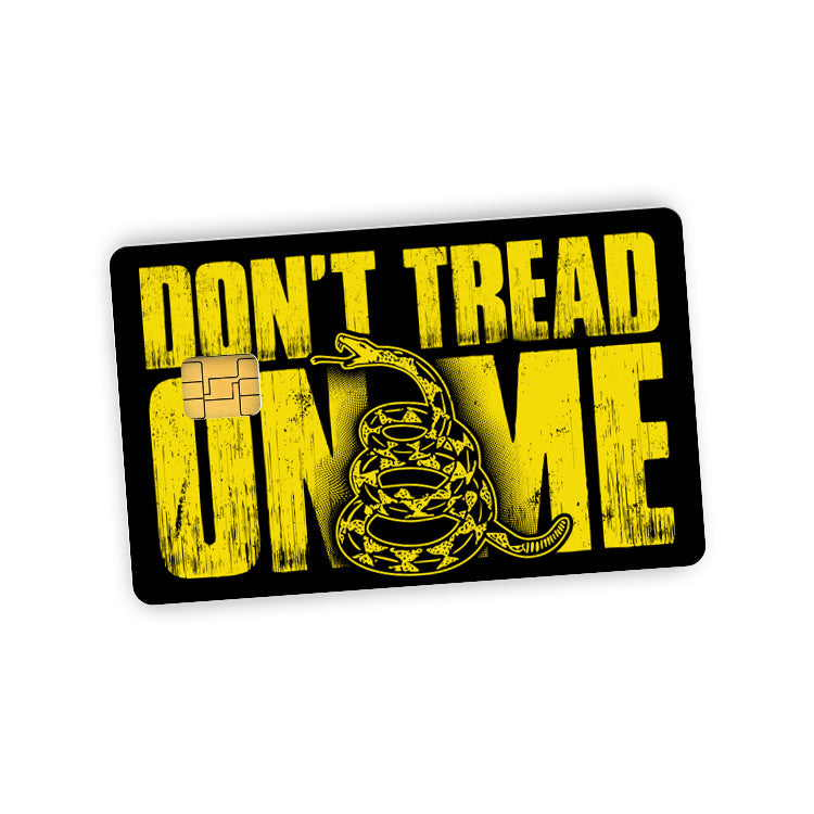 Load image into Gallery viewer, Don&#39;t Tread On Me Credit Card Skin Decal
