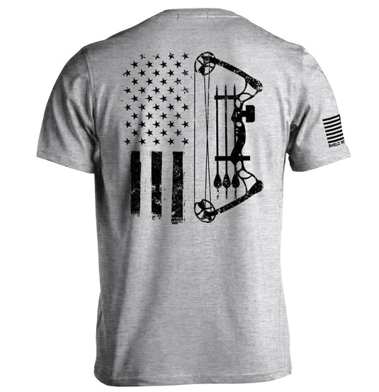 Compound Bow USA Flag