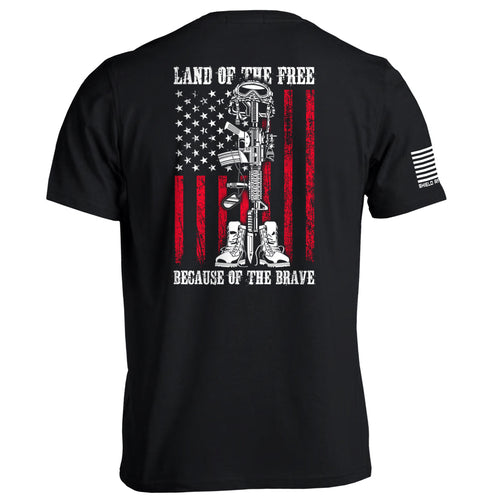 Land of the Free because of the Brave