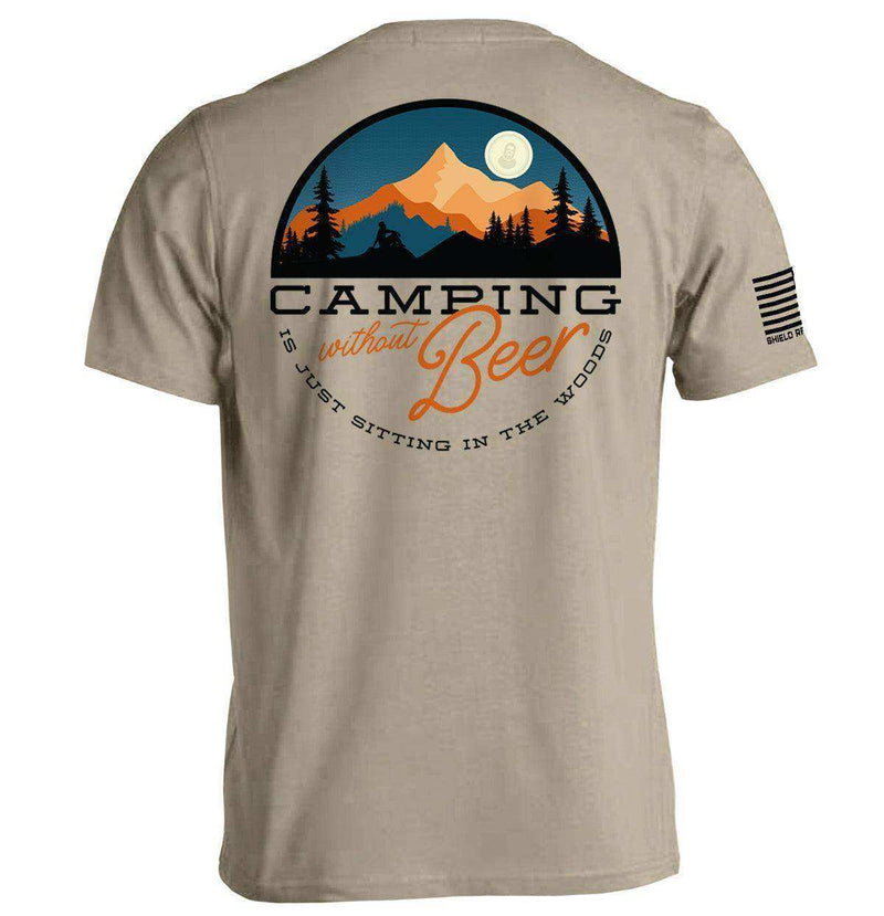 Load image into Gallery viewer, Camping Without Beer is Just Sitting in the Woods - Skoutley Outdoors LLC
