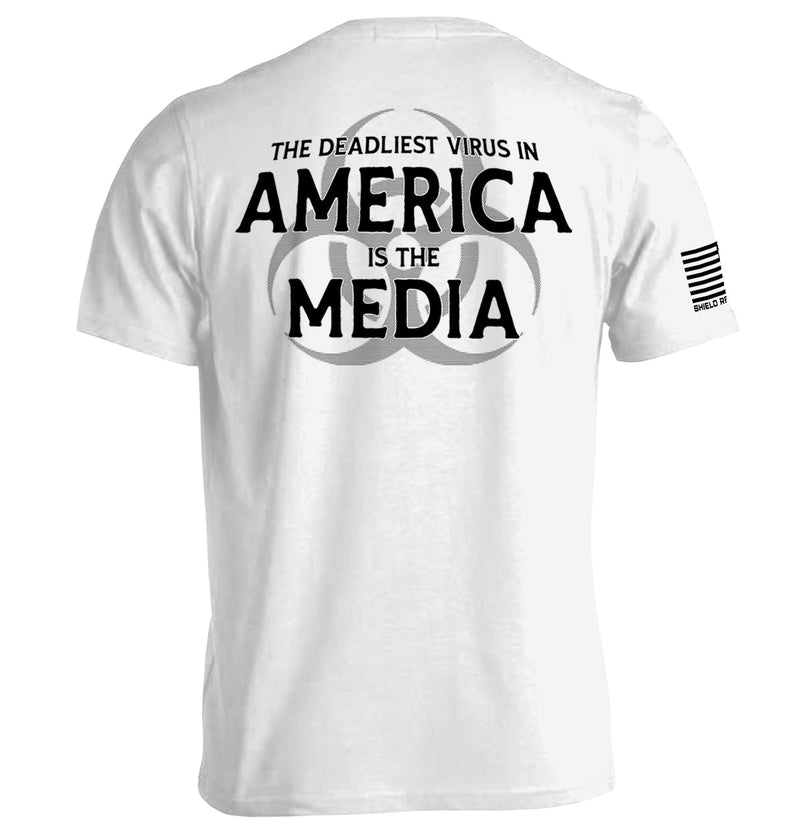 Load image into Gallery viewer, The Deadliest Virus in America is the Media (Black)
