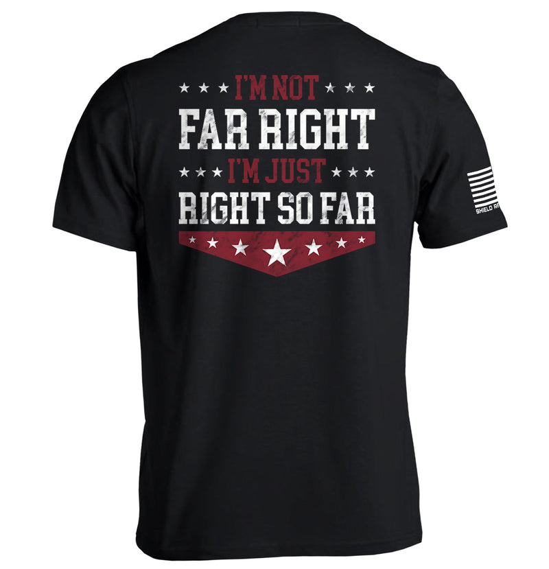 Load image into Gallery viewer, I&#39;m Not Far Right I&#39;m Just Right So Far
