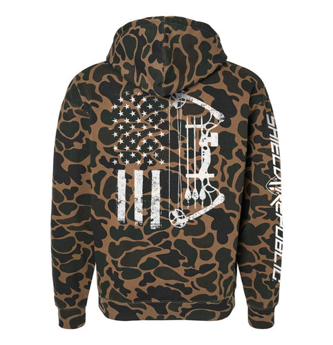 Compound Bow USA Flag