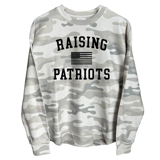 Raising Patriots (Front) Corded Poncho