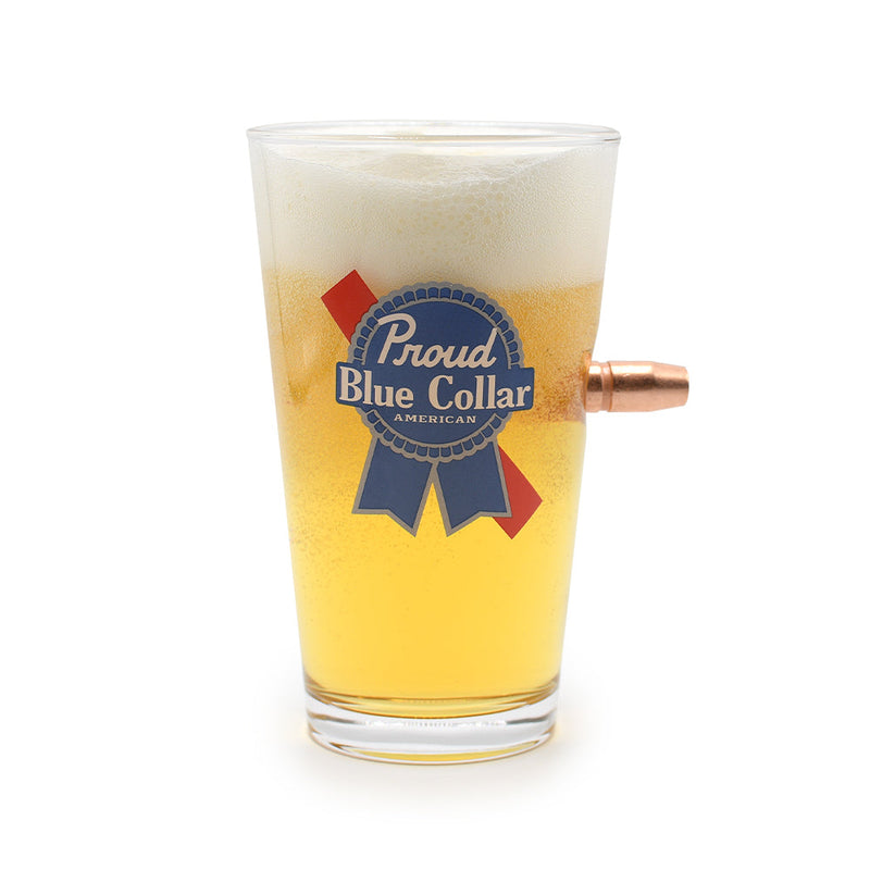 Load image into Gallery viewer, Proud Blue Collar - Pint Glass
