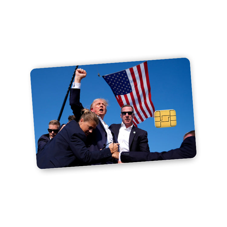 Load image into Gallery viewer, Trump Fist Pump Credit Card Skin Decal
