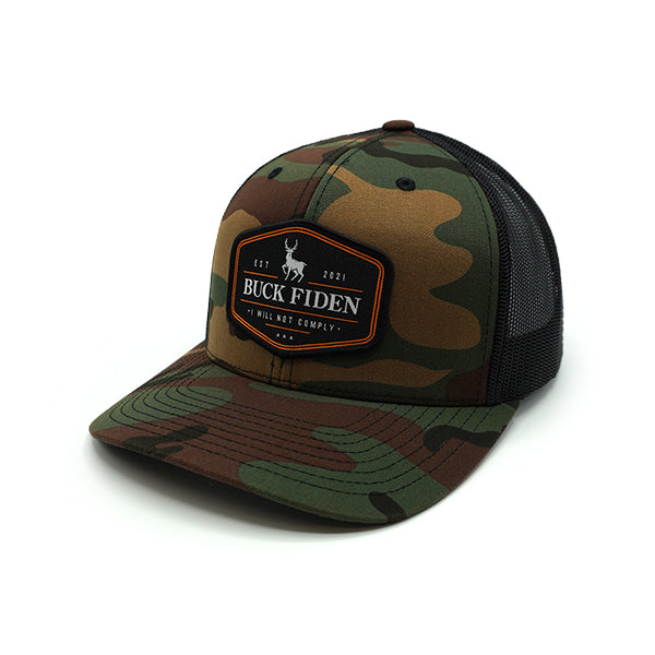 Load image into Gallery viewer, Buck Fiden Woven Patch Hat
