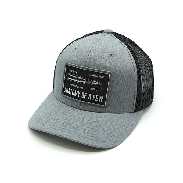 Load image into Gallery viewer, Anatomy Of A Pew Woven Patch Hat
