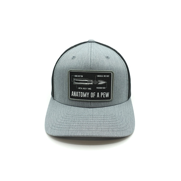 Load image into Gallery viewer, Anatomy Of A Pew Woven Patch Hat
