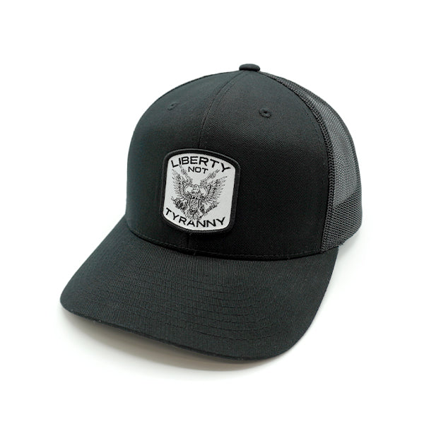 Load image into Gallery viewer, Liberty Not Tyranny Woven Patch Hat
