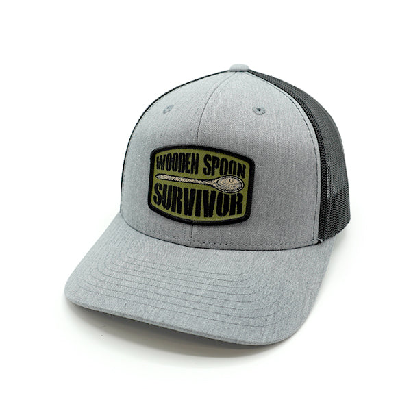 Load image into Gallery viewer, Wooden Spoon Survivor Woven Patch Hat
