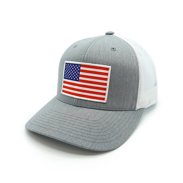 Load image into Gallery viewer, USA Flag Woven Patch Hat
