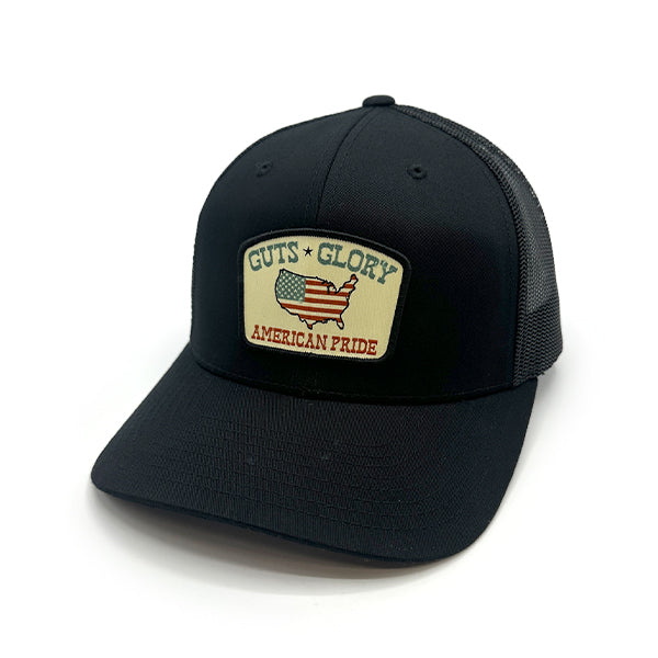 Load image into Gallery viewer, Guts Glory American Pride Woven Patch Hat
