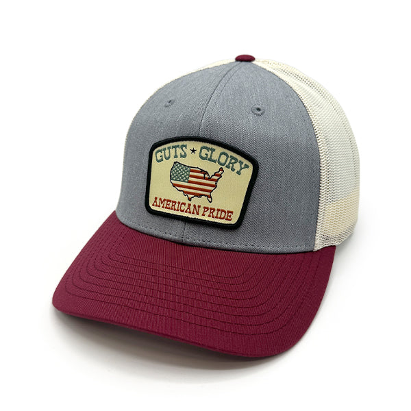 Load image into Gallery viewer, Guts Glory American Pride Woven Patch Hat
