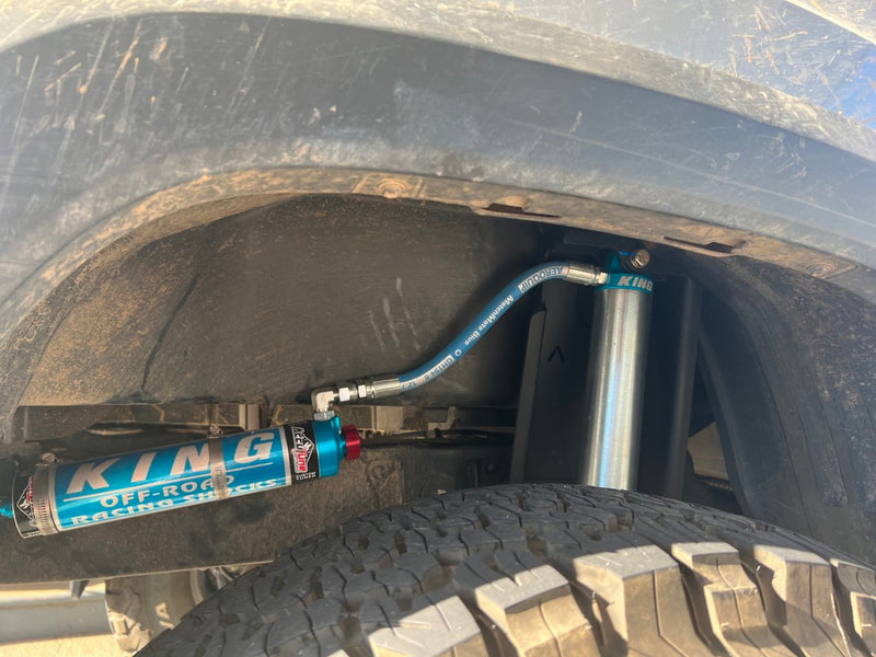 Load image into Gallery viewer, 2005-2023 Tacoma Rear Shock Relocation Towers 2.5 x 12&quot; to 14&quot; Mid Travel
