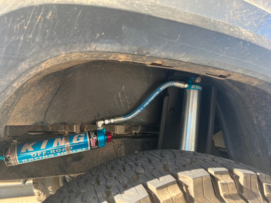 2005-2023 Tacoma Rear Shock Relocation Towers 2.5 x 12" to 14" Mid Travel