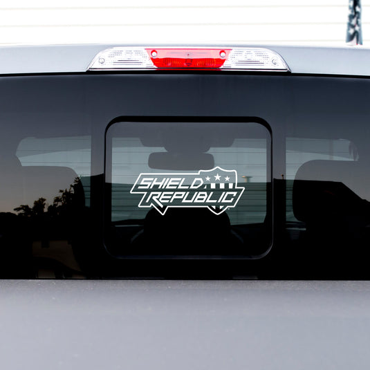 Stacked Logo Vinyl Decal