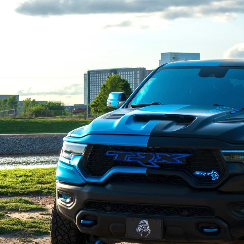 Load image into Gallery viewer, SRT Hellcat LED Emblem Badge: (Multicolor)
