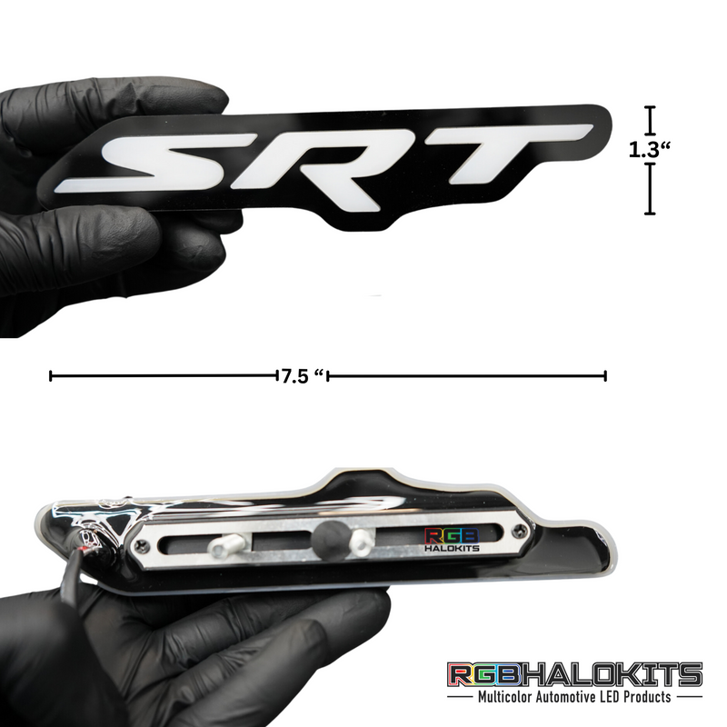 Load image into Gallery viewer, SRT LED Emblem Badge: (Multicolor)
