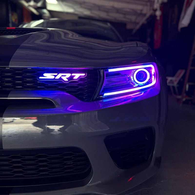 Load image into Gallery viewer, SRT LED Emblem Badge: (Multicolor)
