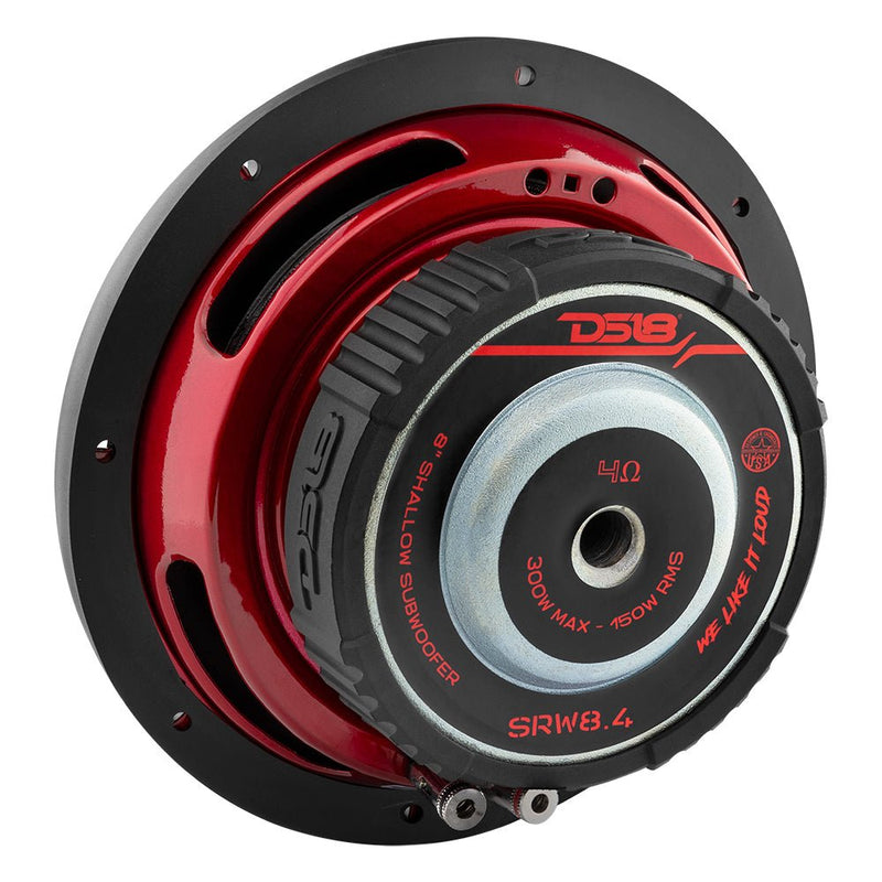 Load image into Gallery viewer, SRW Shallow-Mount 8" Subwoofer 150 Watts Rms SVC 4-Ohm
