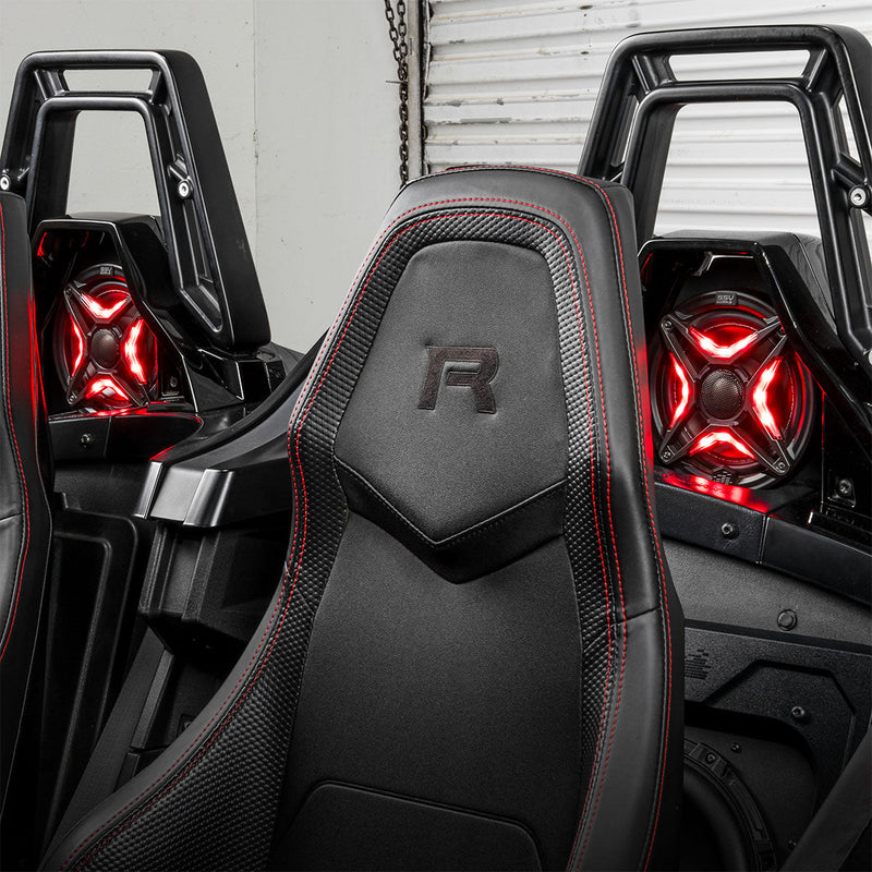 Load image into Gallery viewer, 2018-2025 Polaris® Slingshot Phase-6 K-Spec 1400watt 5-Speaker Audio-System for Ride Command

