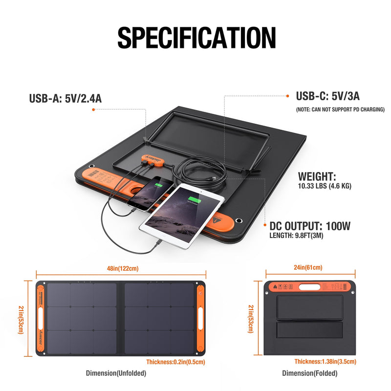 Load image into Gallery viewer, Jackery SolarSaga 100W Solar Panel
