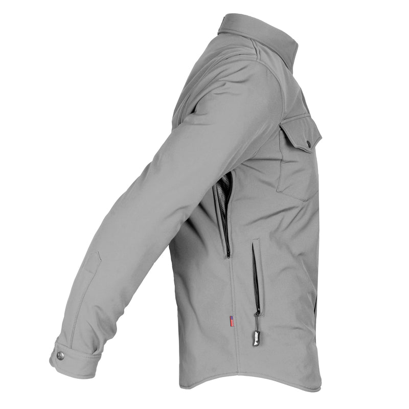 Load image into Gallery viewer, Protective SoftShell Winter Jacket for Men - Gray Matte
