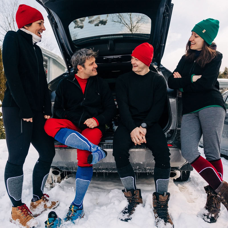 Load image into Gallery viewer, Merino Wool Ski Socks - Micro Cushion - Over The Calf
