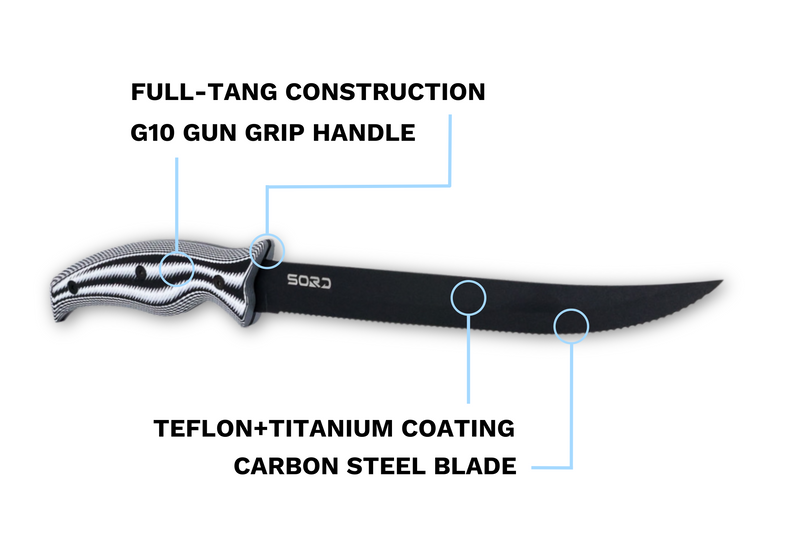 Load image into Gallery viewer, 9" SERRATED BLADE
