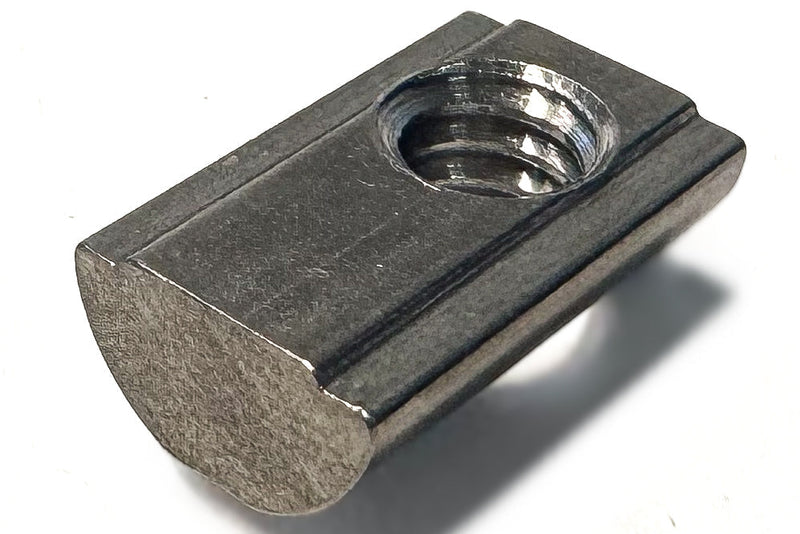 Load image into Gallery viewer, 10S Self-Aligning Roll-In T-Nuts with Ball Spring – 304 Stainless Steel (1/4-20 Thread)
