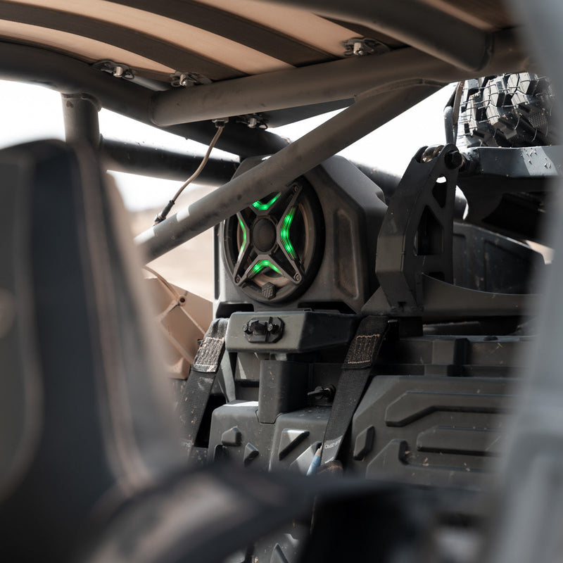 Load image into Gallery viewer, 2025-2026 Polaris® RZR Pro R / Pro S / Pro XP Phase-7 K-Spec 7-Speaker Plug-&amp;-Play Kit w/JVC Radio
