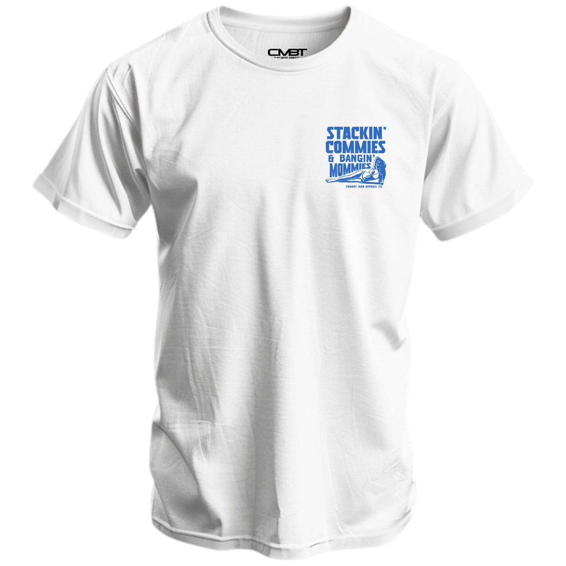 Load image into Gallery viewer, Stackin&#39; Commies &amp; Bangin&#39; Mommies Men&#39;s T-Shirt
