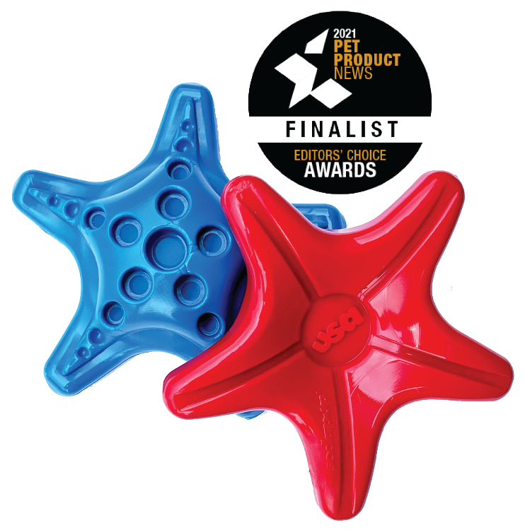 Load image into Gallery viewer, Starfish Nylon Dog Chew Toy for Aggressive Chewers | USA Made | SodaPup
